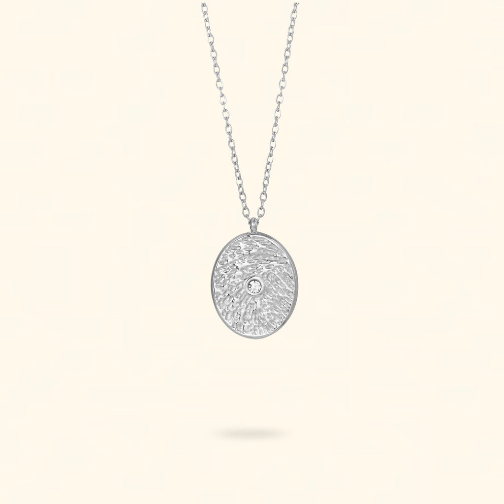 COLLAR MOKA PLATEADO
