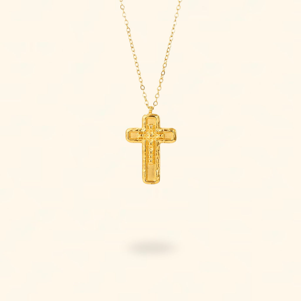 COLLAR CRUZE DORADO