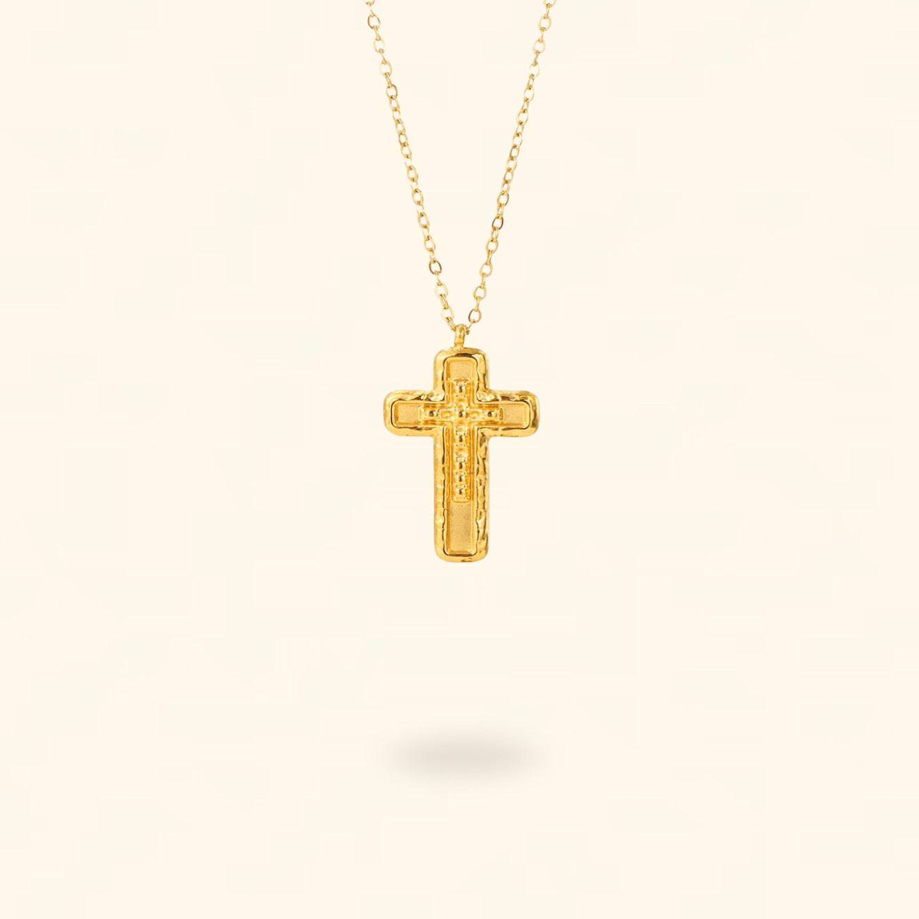 COLLAR CRUZE DORADO