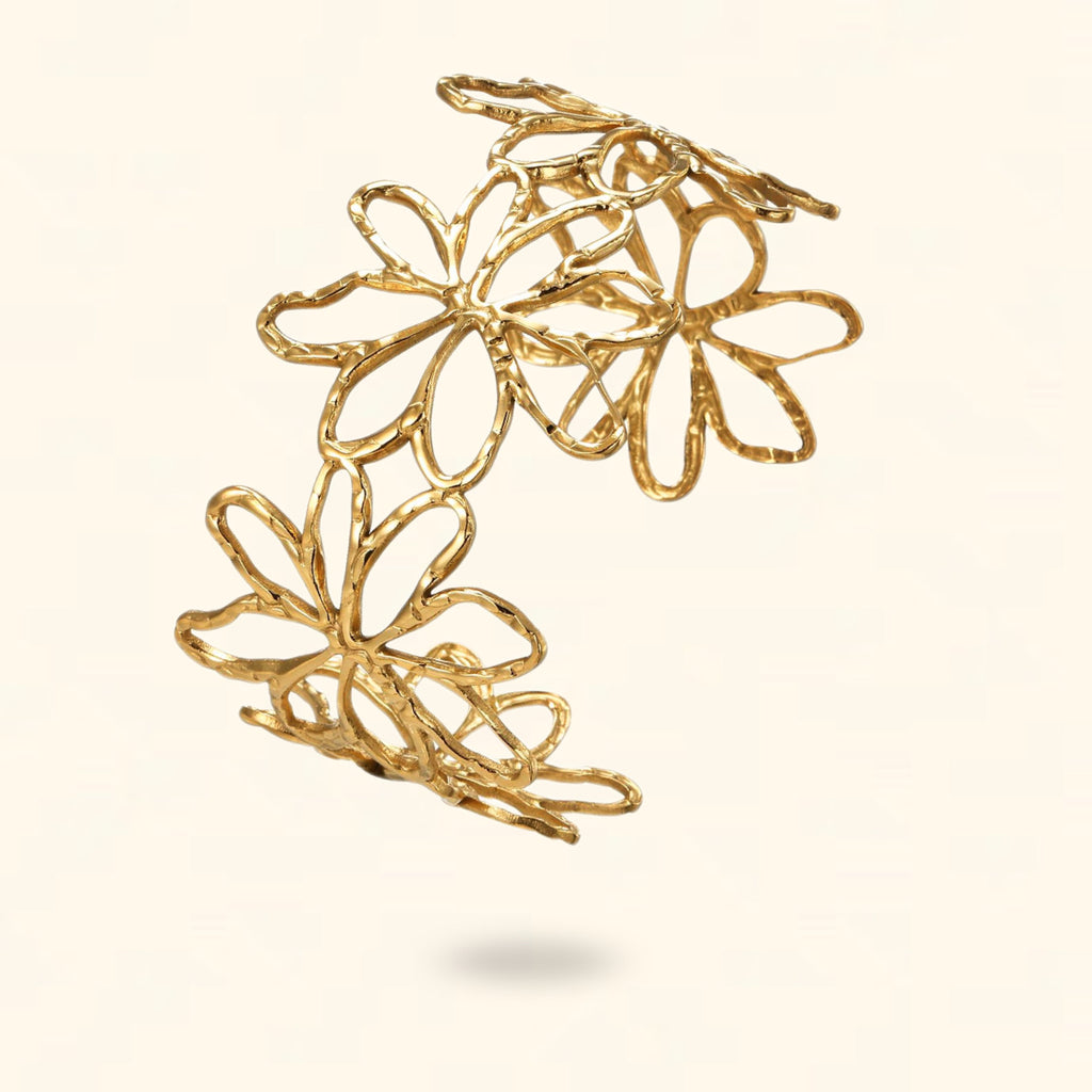 BRAZALETE FLORIA DORADO
