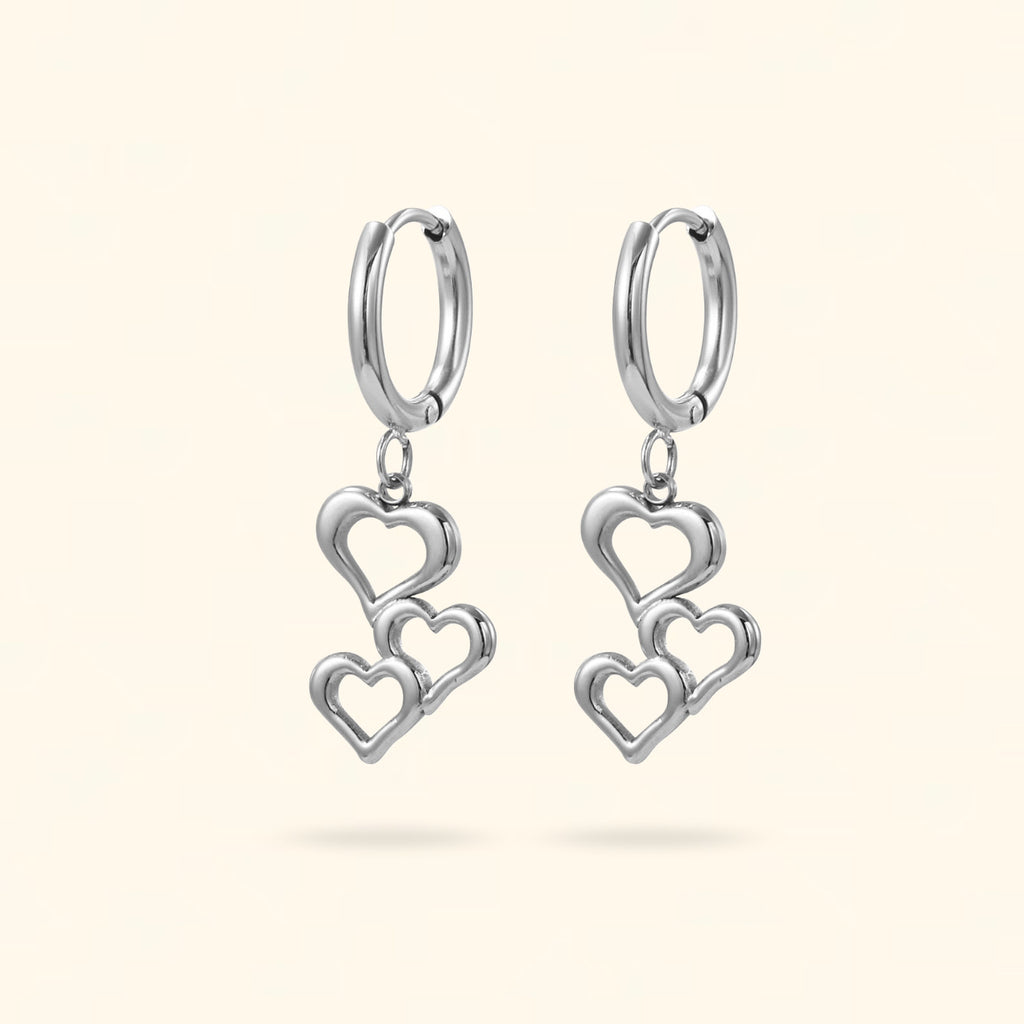 PENDIENTES ADELE PLATEADOS