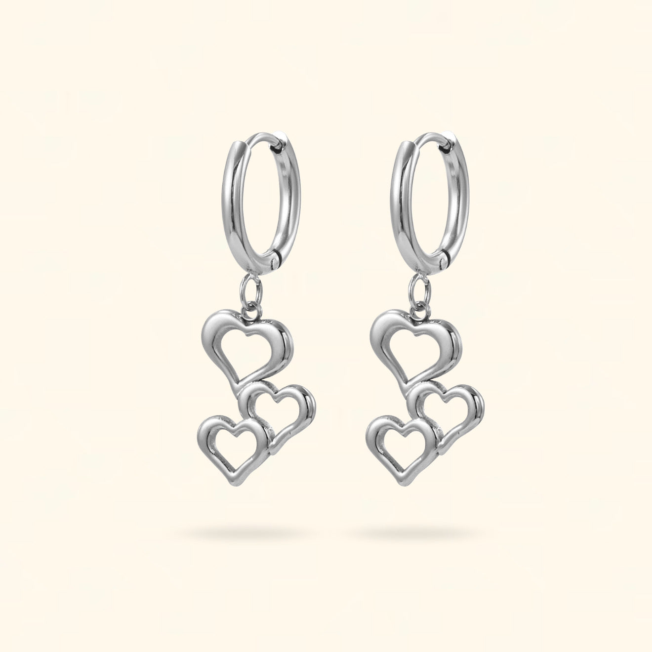 PENDIENTES ADELE PLATEADOS