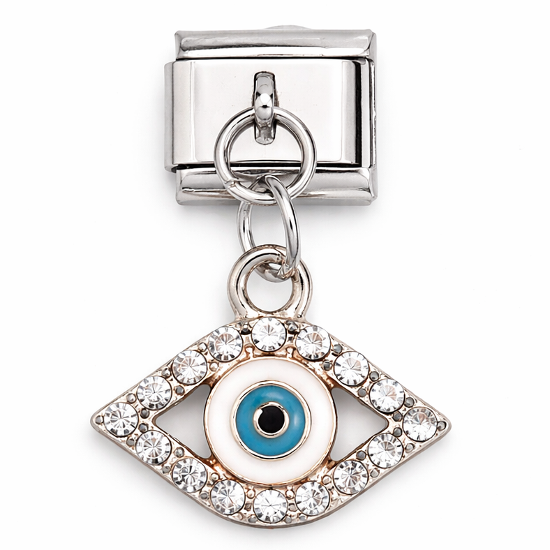 AMULETO MAL DE OJO PLATEADO