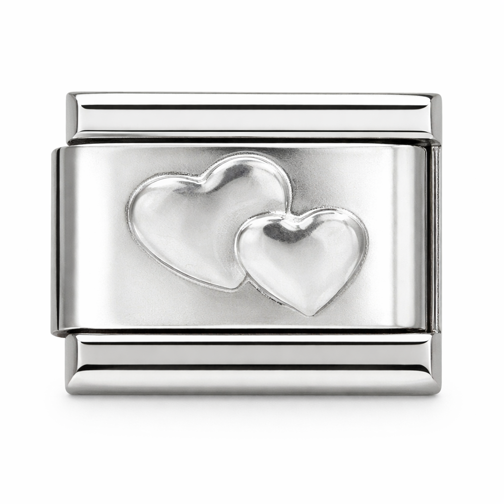 CORAZONES PLATEADO