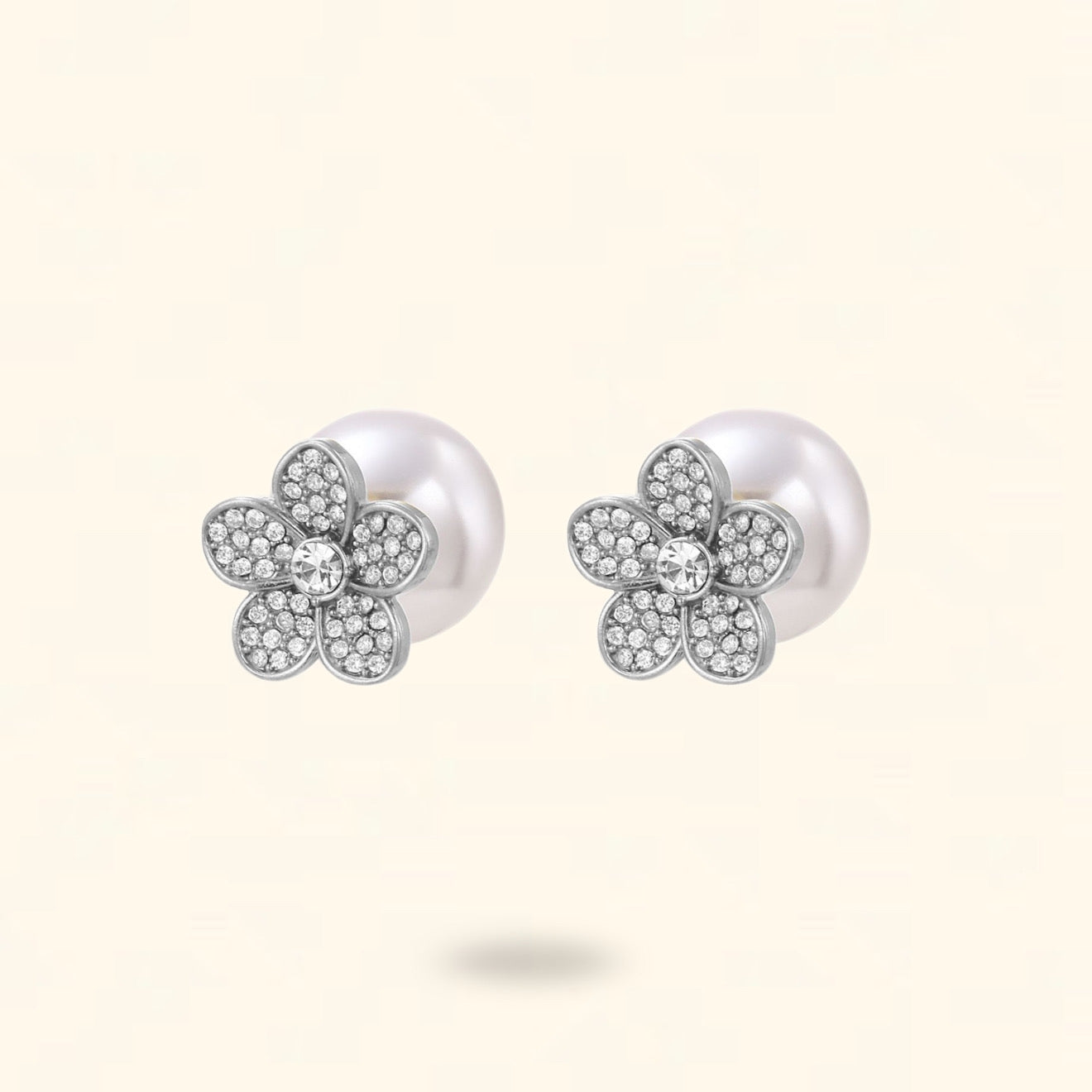 PENDIENTES AZALÍA PLATEADO