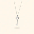 COLLAR LLAVE PLATEADO