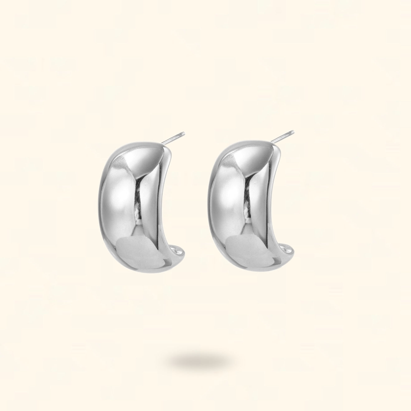 PENDIENTES AUREON PLATEADO