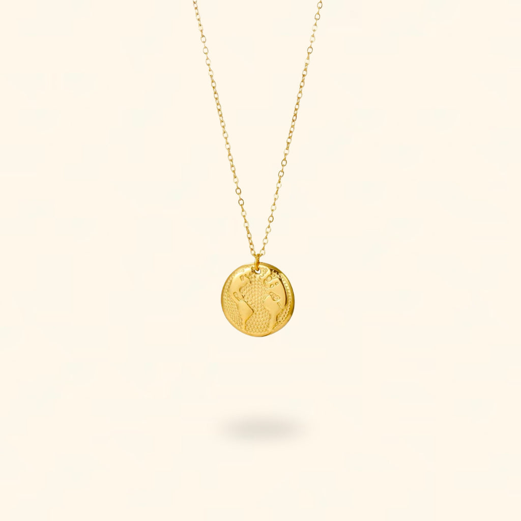 COLLAR MUNDO DORADO