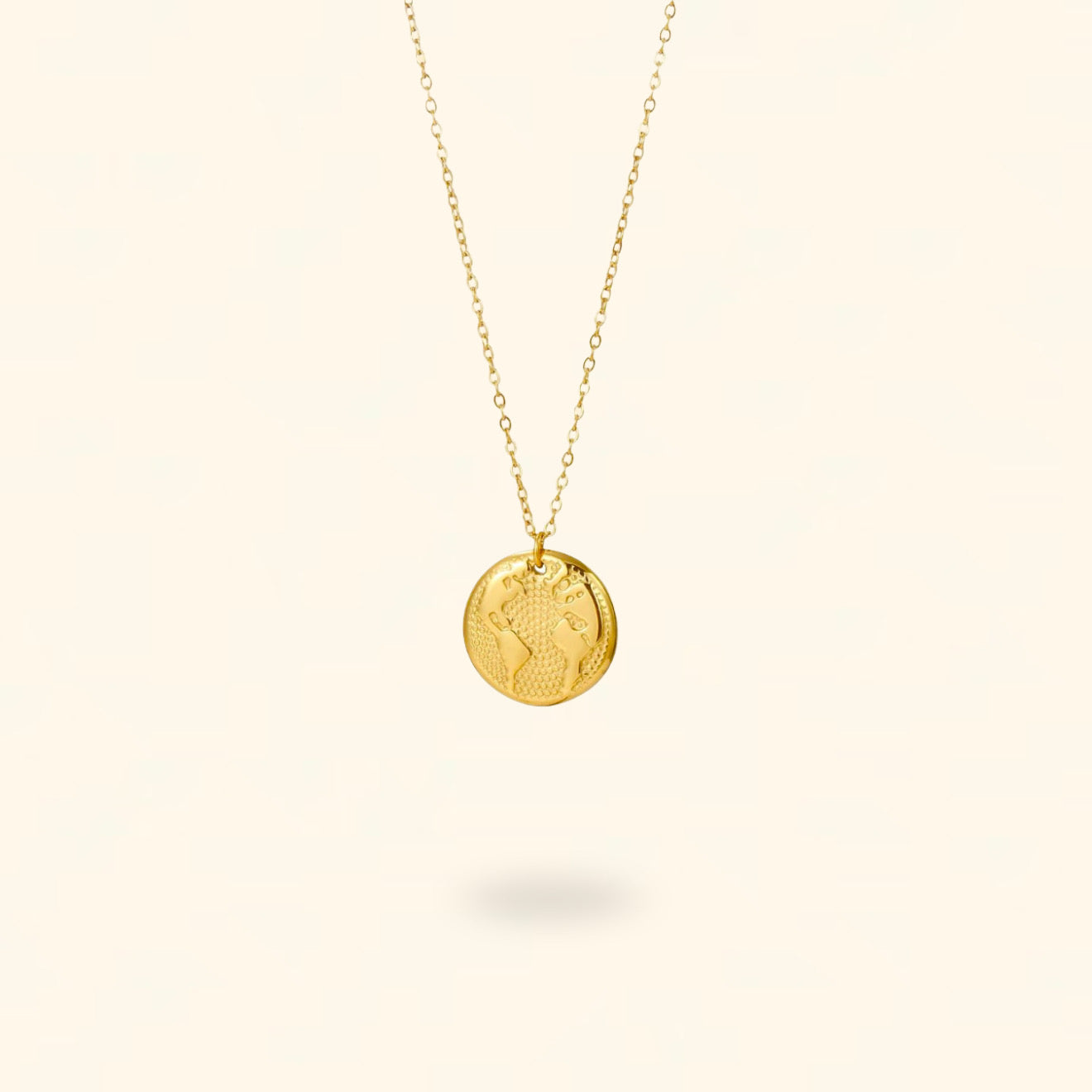COLLAR MUNDO DORADO