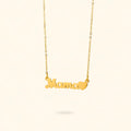 COLLAR LOVE MAMÁ DORADO