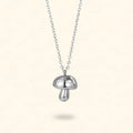 COLLAR SETIA PLATEADO