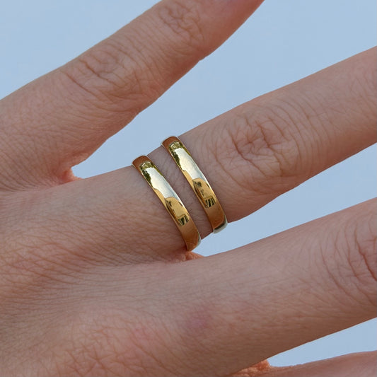ANILLO INFINITY DUO DORADO