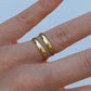 ANILLO INFINITY DUO DORADO