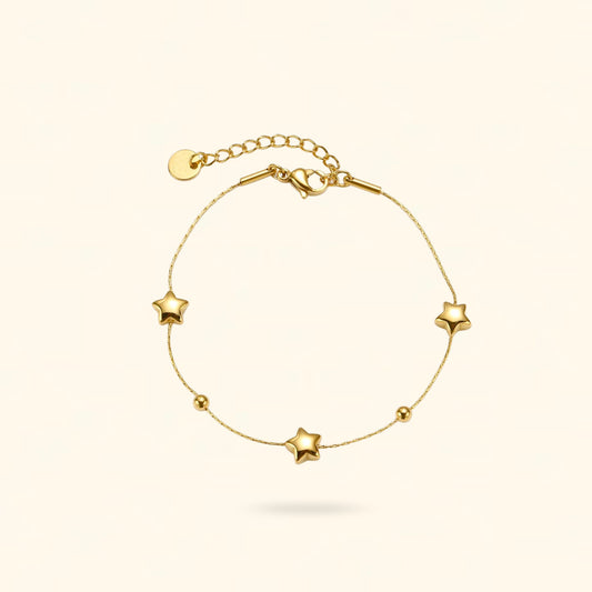 PULSERA INÈS DORADA