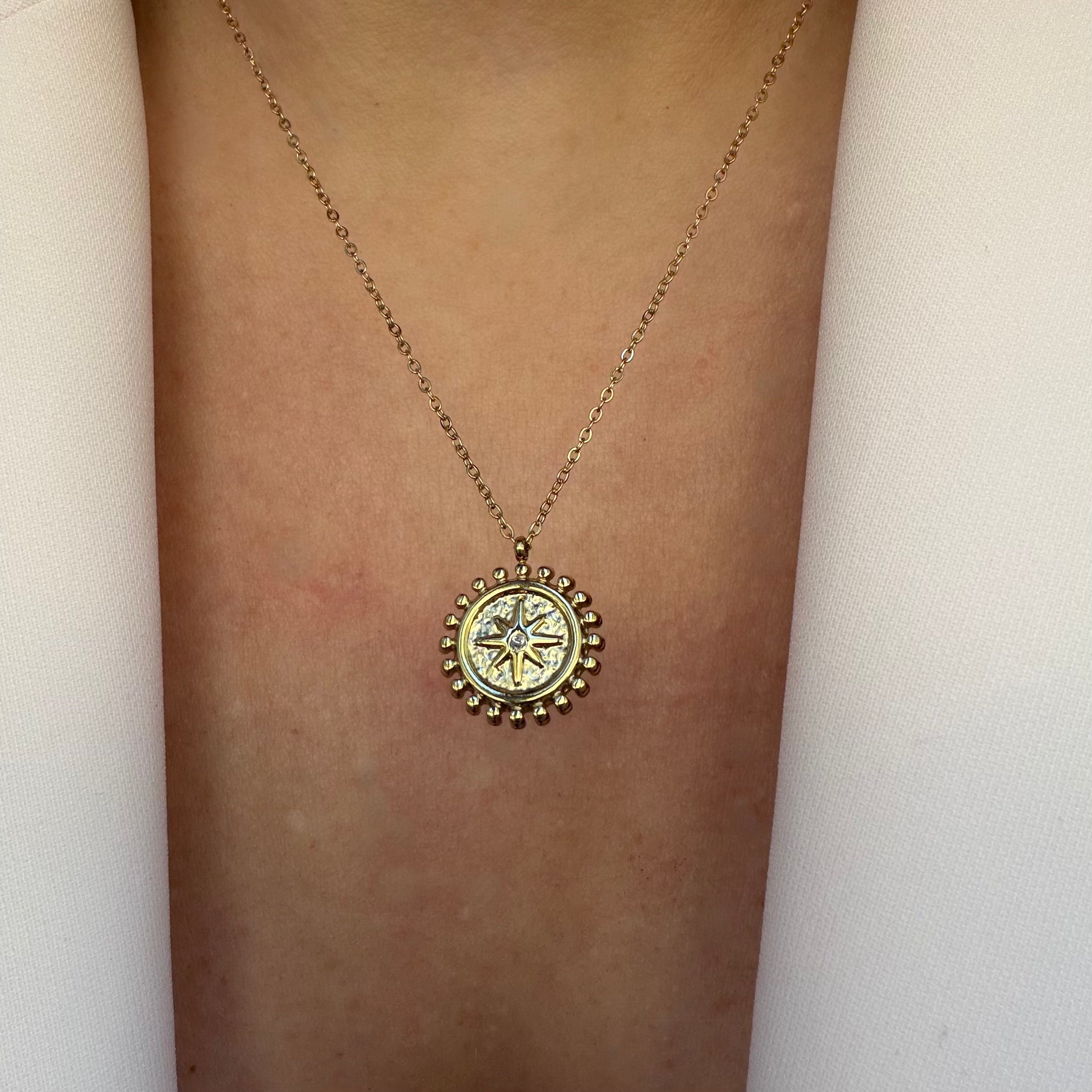 COLLAR LUMIN DORADO