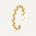 ANILLO BURBUJAS DORADO