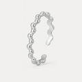 ANILLO BURBUJAS PLATEADO