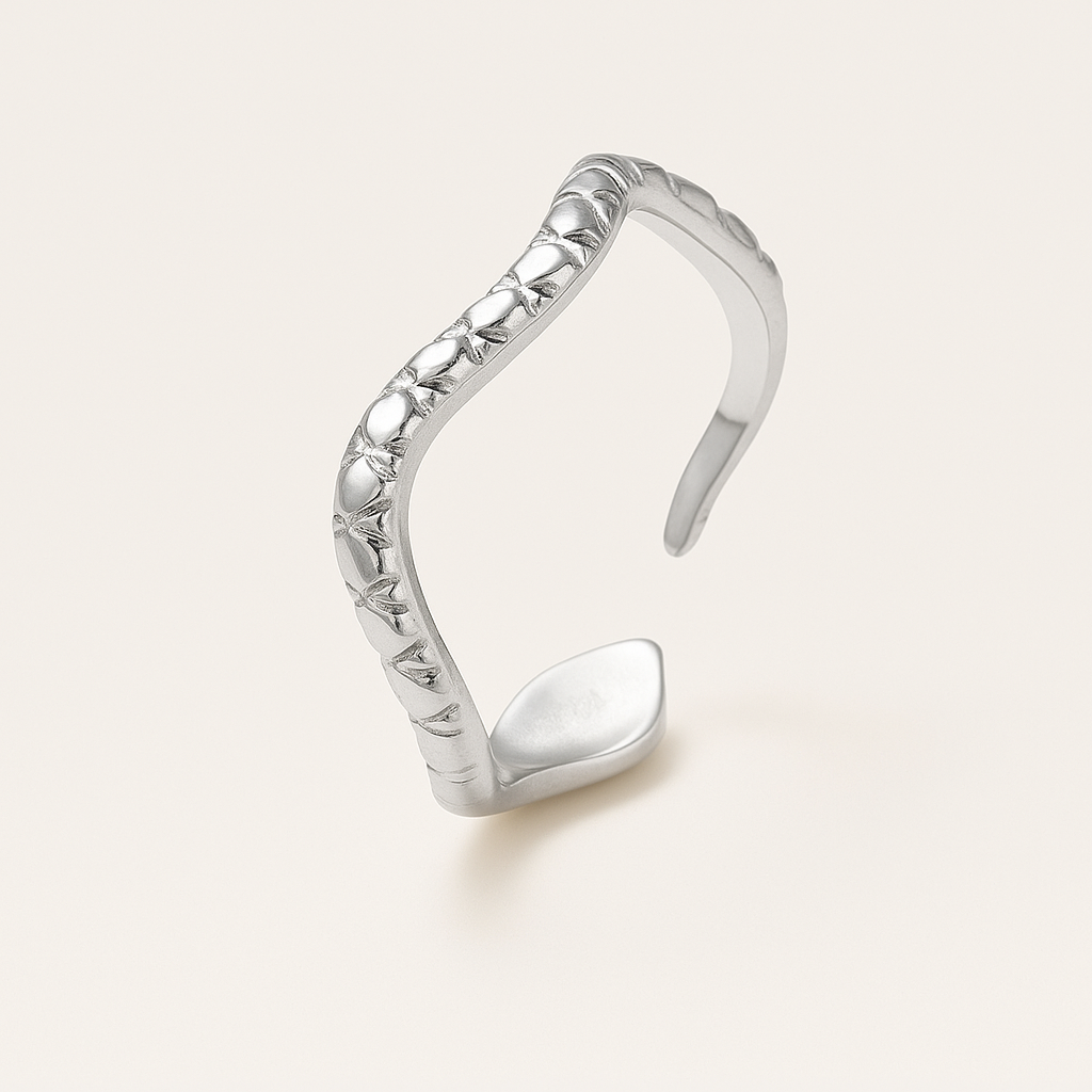 ANILLO SERP PLATEADO