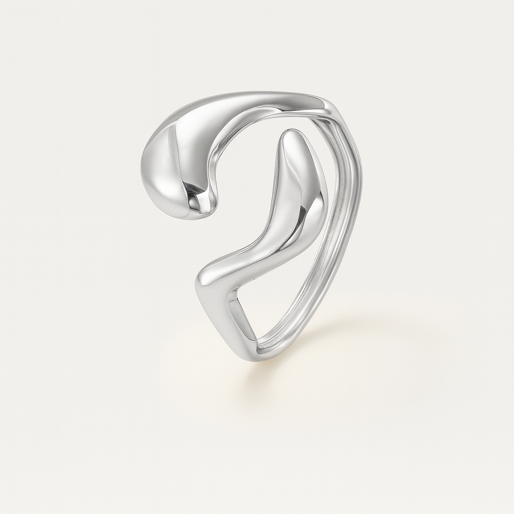 ANILLO DUPLEX PLATEADO