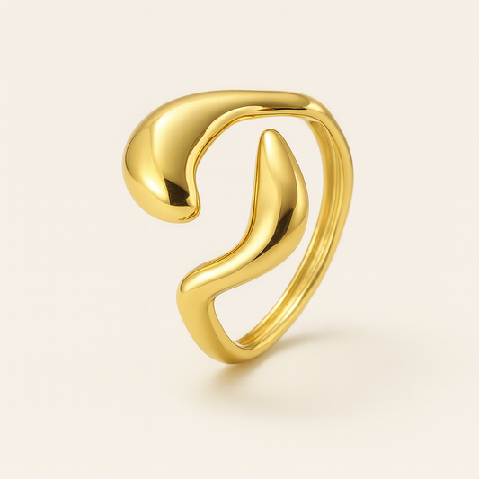 ANILLO DUPLEX DORADO