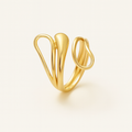 ANILLO AFLORA DORADO