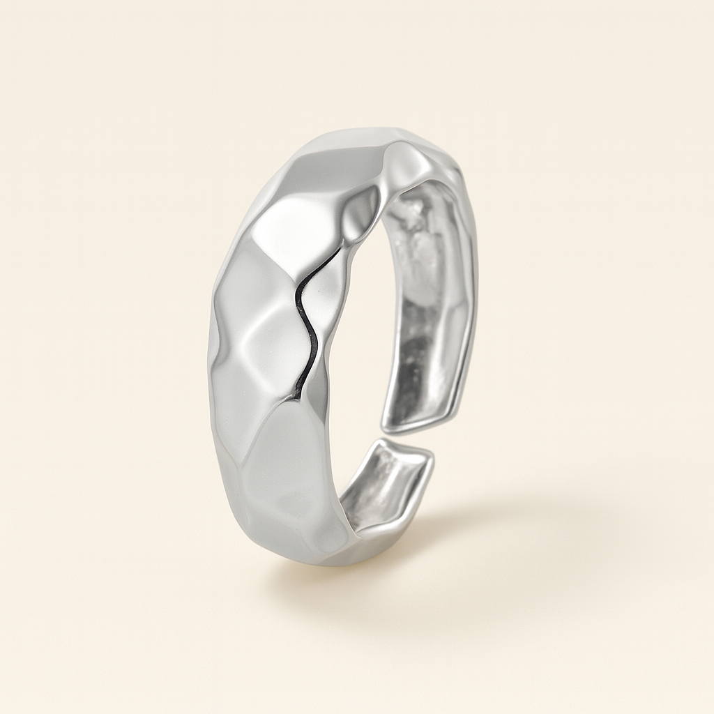 ANILLO SELENIA PLATEADO