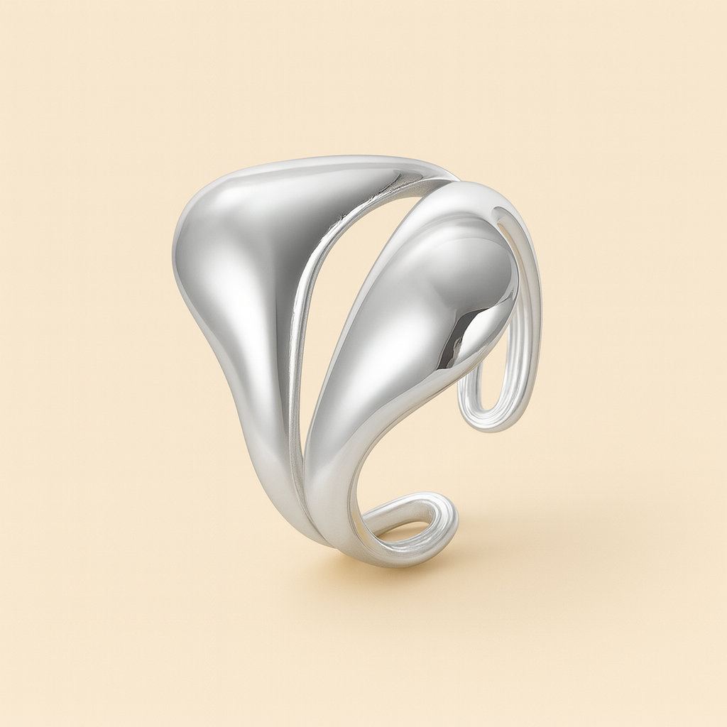 ANILLO DUALIS PLATEADO