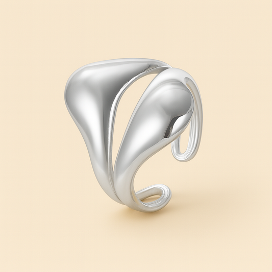 ANILLO DUALIS PLATEADO