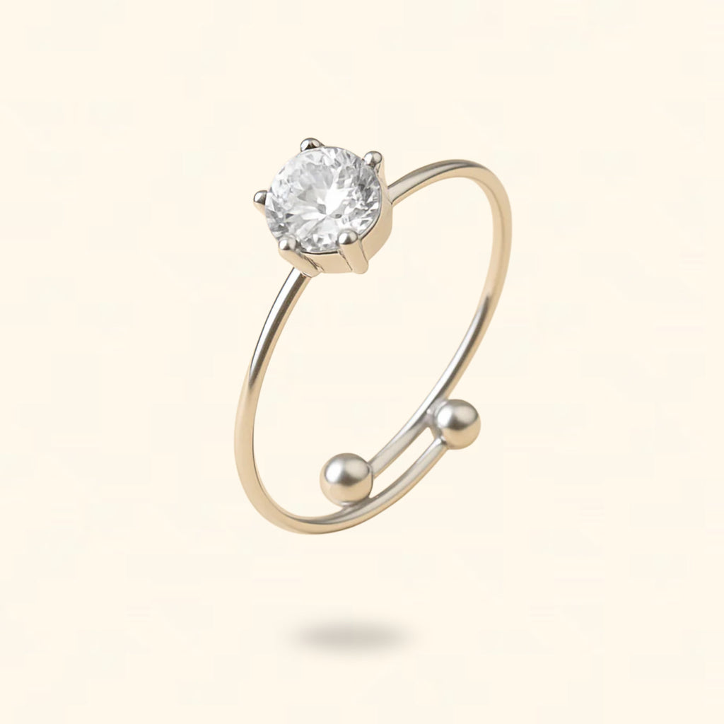 ANILLO CIRCON PLATEADO