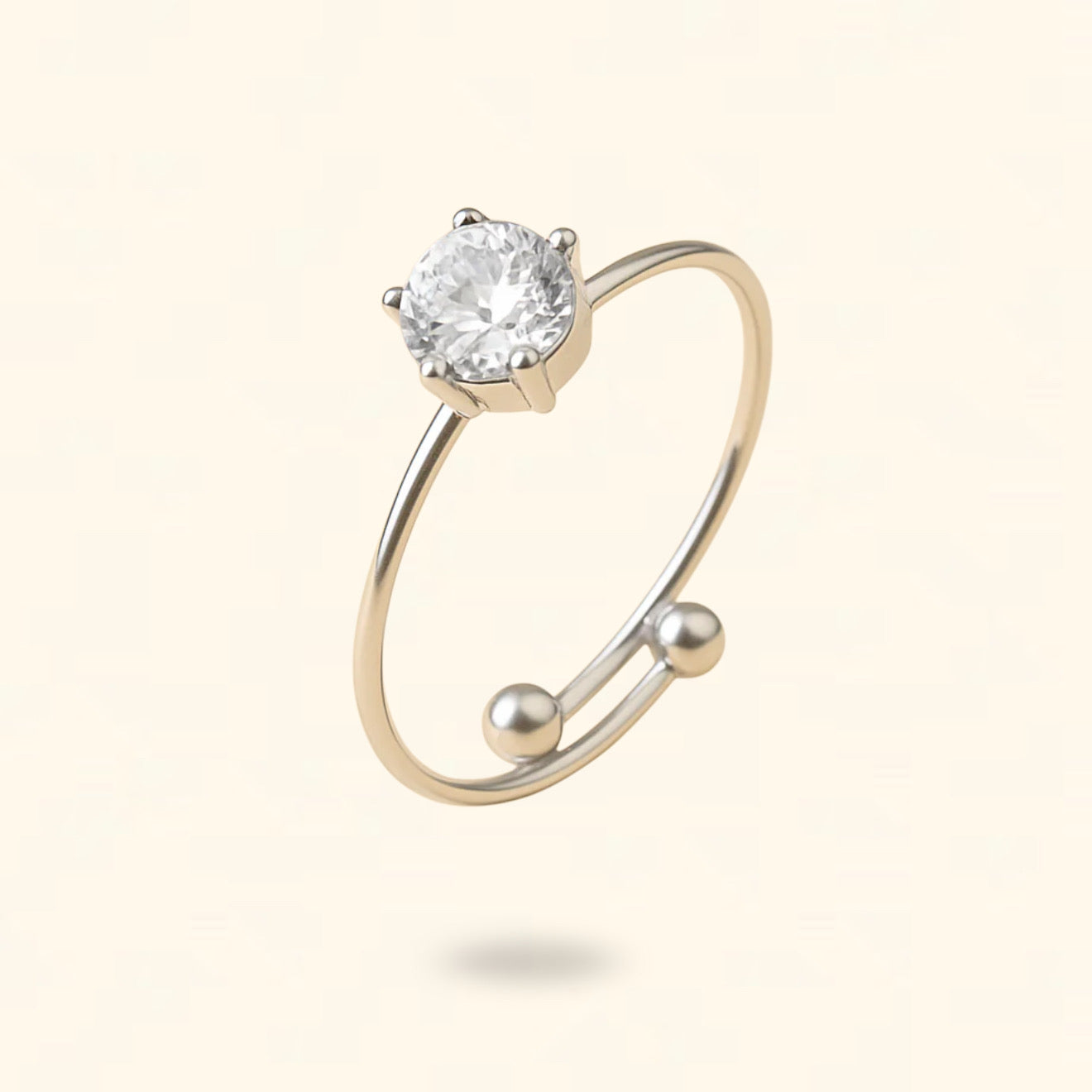 ANILLO CIRCON PLATEADO