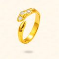 ANILLO ZAFIRA DORADO