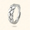 ANILLO TRENZA PLATEADO