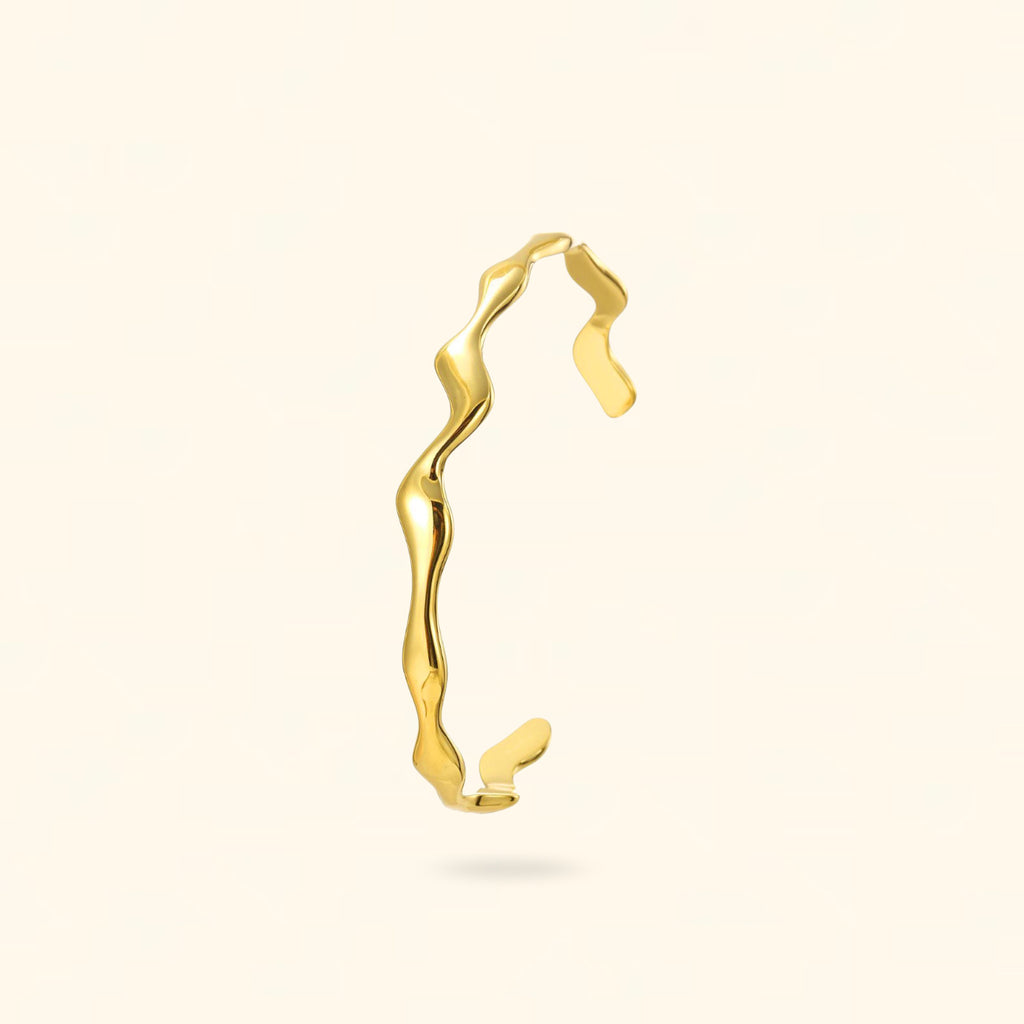 BRAZALETE OLAS DORADO